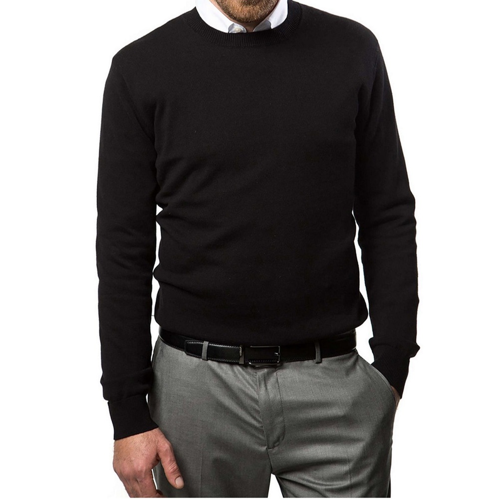 Men's Everyday Cotton Lightweight Pullover Sweater - 100% Cotton